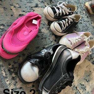 Kids Pink Slip-On Shoes
